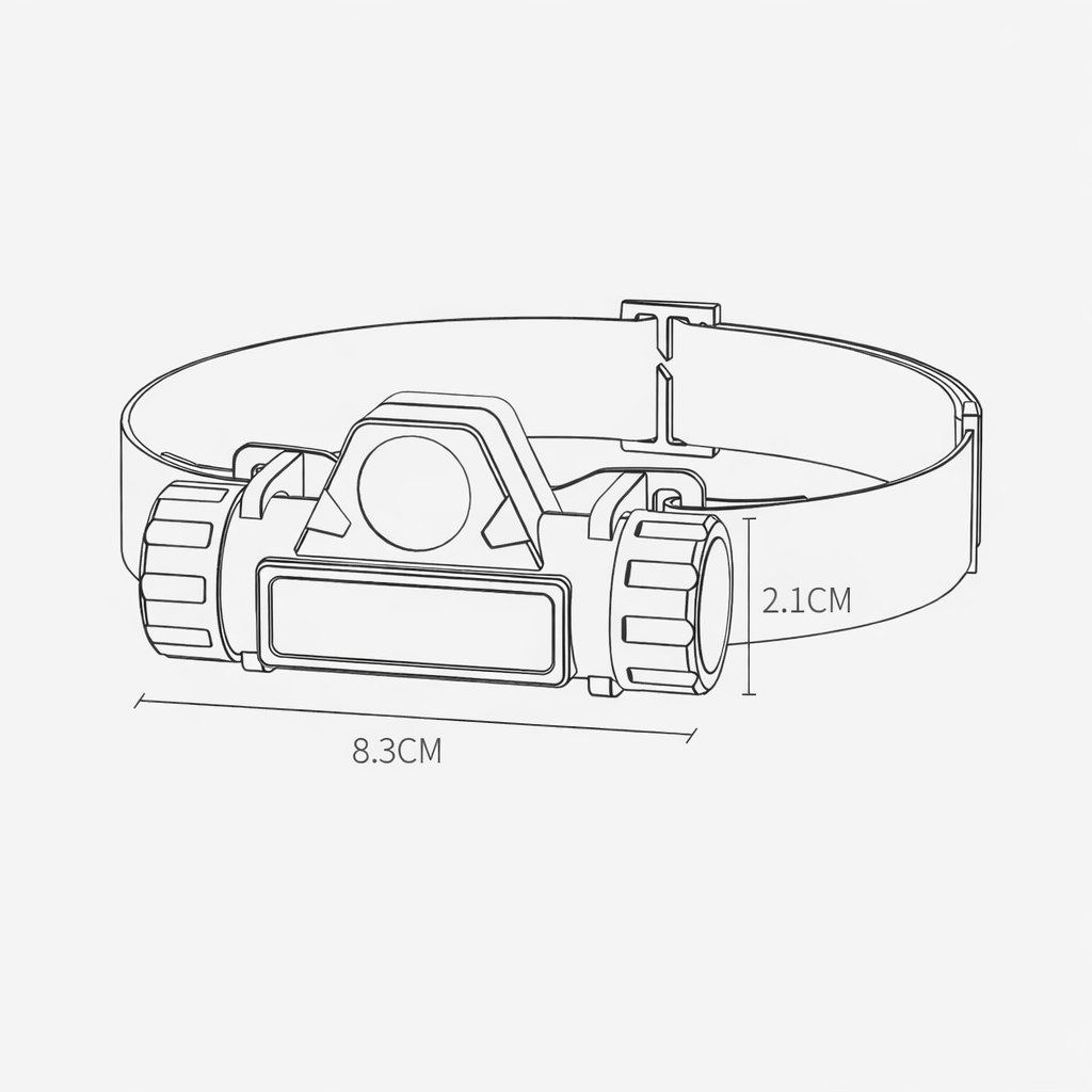 LED Sensor Headlamp Rechargeable USB Head Light Mini Headlamp Flashlight for Camping Running Fishing Night Work Bright Outdoor Head Torch Long Battery Life Hands Free Light