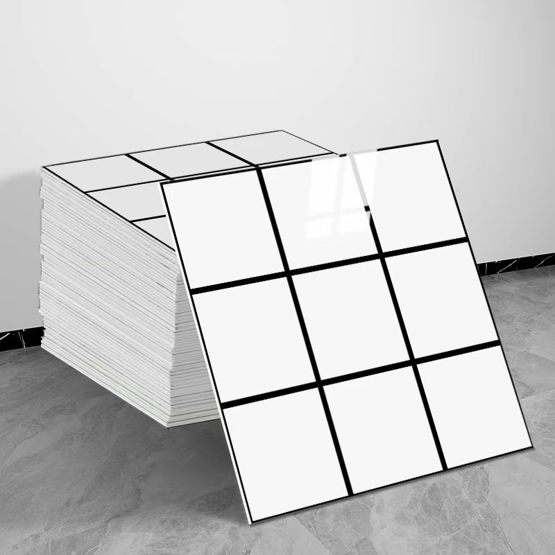 10Pcs 3D Wall Sticker Brick Foam Wallpaper Self Adhesive Waterproof Wall Panel for Kitchen Bathroom Living Room Marble Tile Effect DIY Home Decor Wall Covering