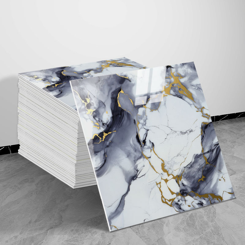 10Pcs 3D Wall Sticker Brick Foam Wallpaper Self Adhesive Waterproof Wall Panel for Kitchen Bathroom Living Room Marble Tile Effect DIY Home Decor Wall Covering