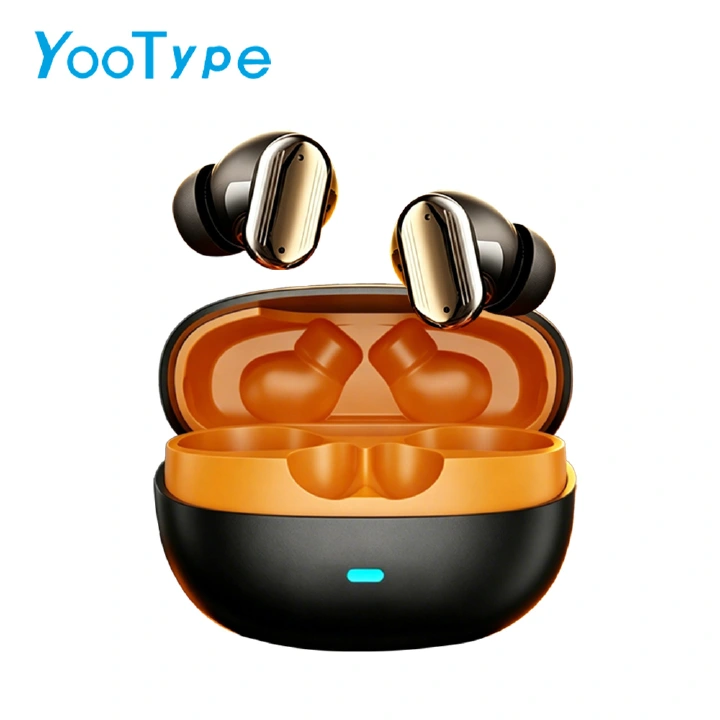 Wireless Earbuds YooType K60 Bluetooth 5.4 Earphones Hi-Fi Stereo Music Smart Noise Cancelling Pain-Free Comfortable Wear Mini Portable Invisible Headphones for Sport Gaming All iOS Android Phones