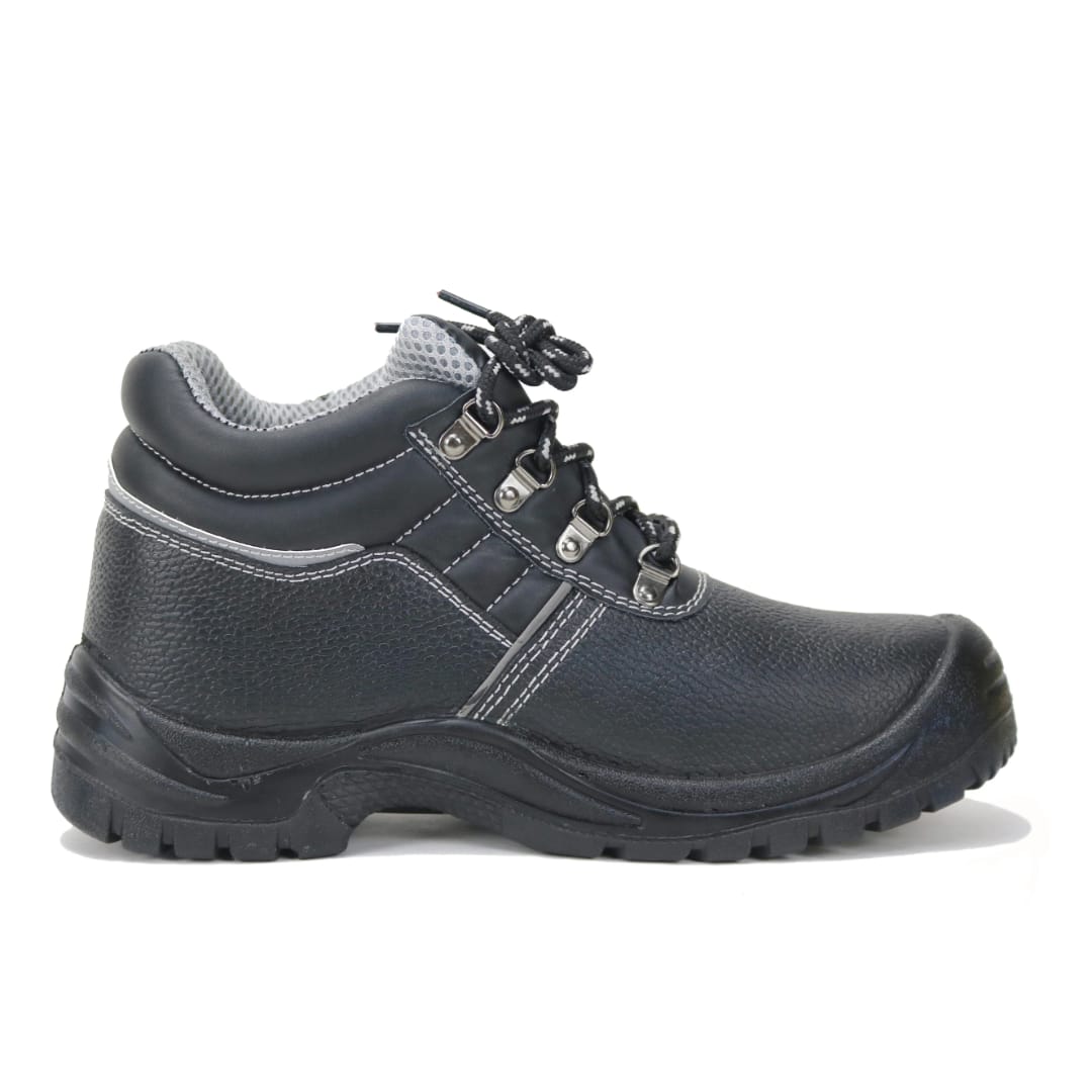 FLASH DEALS!!Leather Soldier Heavy Duty Industrial Safety Shoes – Steel Toe Work Boots, Slip-Resistant Protective Footwear, Durable Construction Safety Boots for Men & Women, Comfortable All-Day Work.
