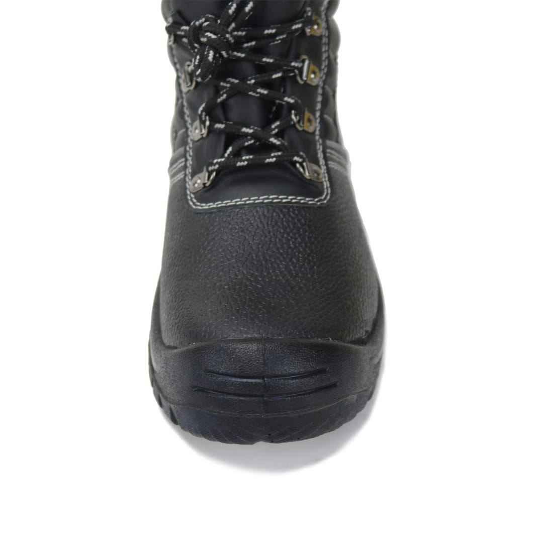 FLASH DEALS!!Leather Soldier Heavy Duty Industrial Safety Shoes – Steel Toe Work Boots, Slip-Resistant Protective Footwear, Durable Construction Safety Boots for Men & Women, Comfortable All-Day Work.