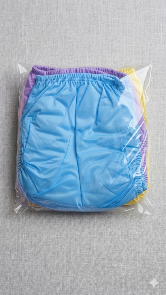 Premium 4-Pack Washable Waterproof Baby Urine Pants - Reusable Leak-Proof Nylon Training Pants for Infants & Toddlers