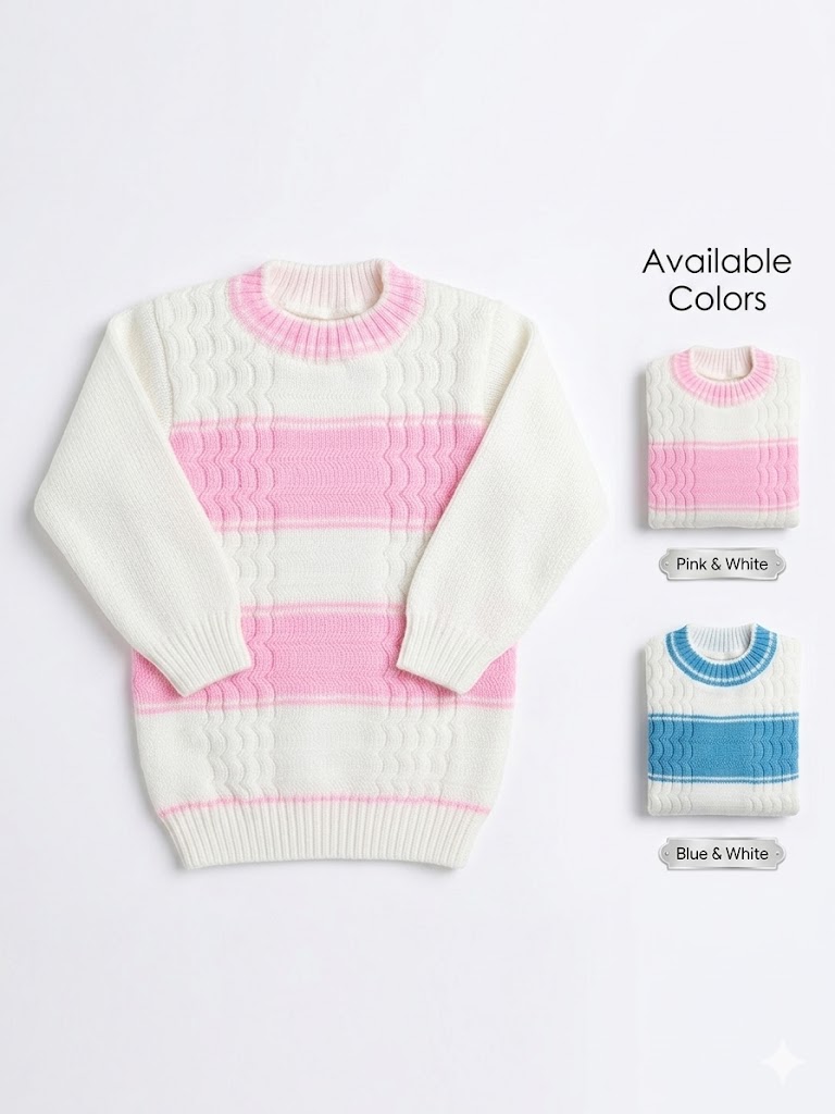Newborn Soft Knit Baby Sweater – Breathable, Warm & Cozy Essential