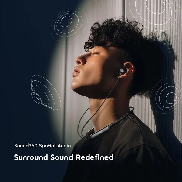 DISCOUNT DEALS!! ORAIMO NECKLACE 5:| Sound 360 Spatial Audio | 40-Hr Playtime | 2600mAh Battery | Personalized Vibration Alerts | Dual Device Connection | AI Call Noise Cancellation | Earphones