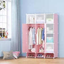 Nunix Portable 3 Column Wardrobe