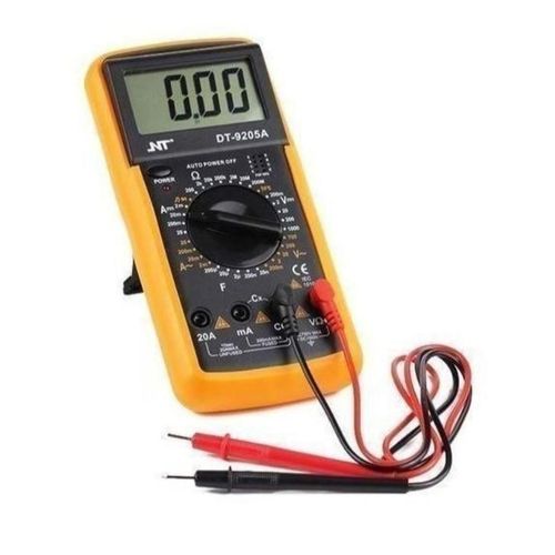 Digital Multimeter AC/DC Voltmeter Ammeter Ohmmeter Tester – LCD Display with Resistance & Continuity Test