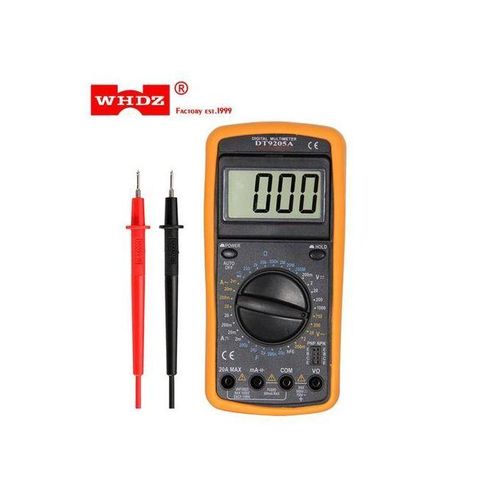 Digital Multimeter AC/DC Voltmeter Ammeter Ohmmeter Tester – LCD Display with Resistance & Continuity Test