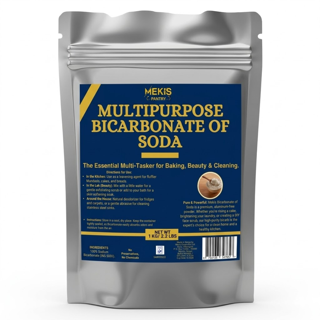 Mekis Pantry Multipurpose Bicarbonate of Soda (Food Grade) - ,A trusted household essential for baking, cleaning, deodorizing, and more.