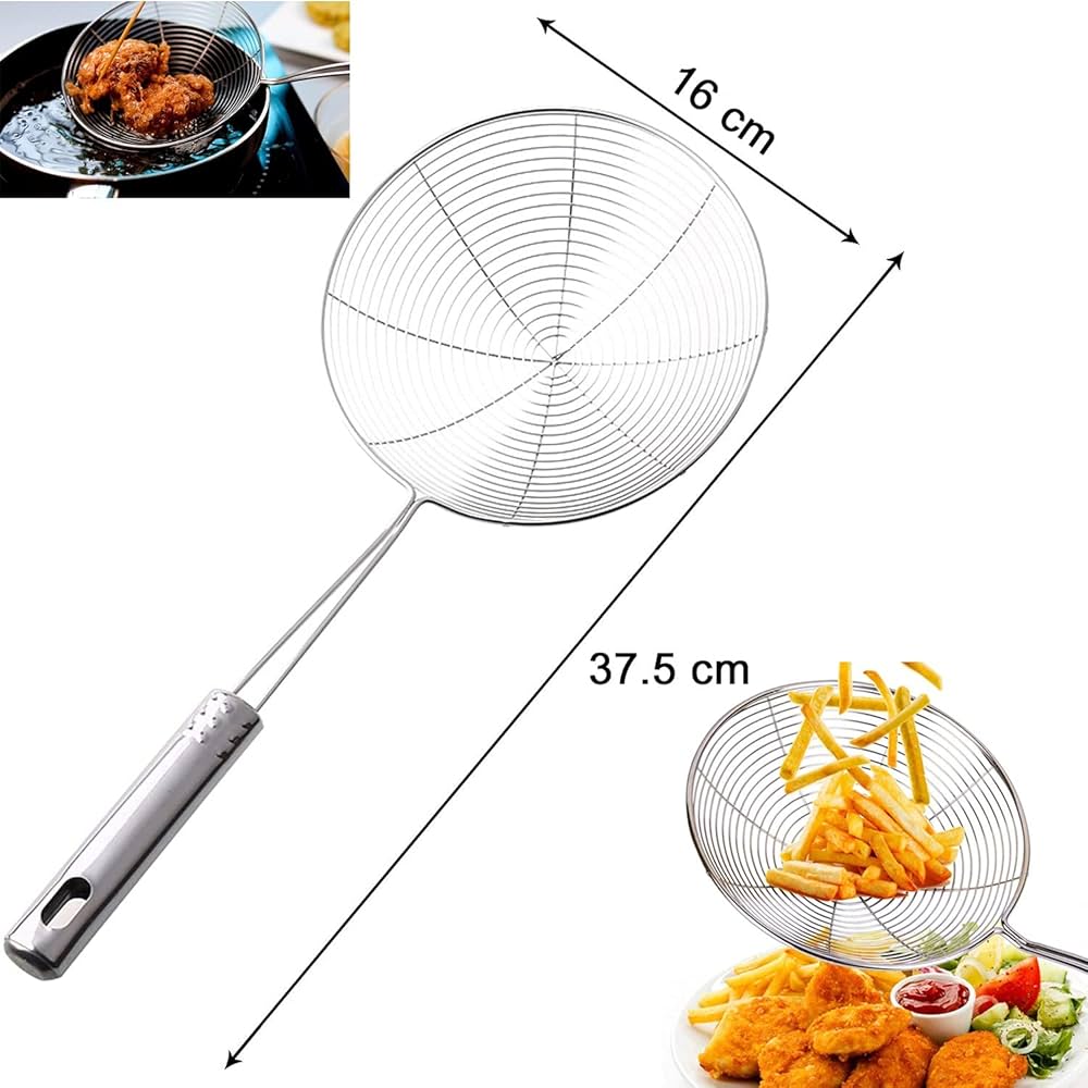 Deep frying web spoon 16cm