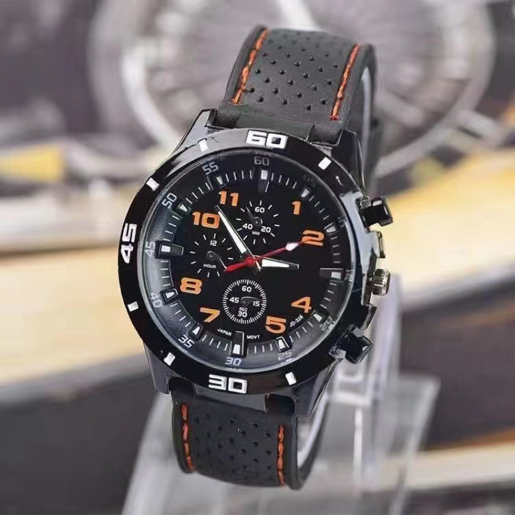 2 * PCS men's watches, cool racing watches, personalized outdoor sports watches, trendy and fashionable men's high school watches, quartz men's watches