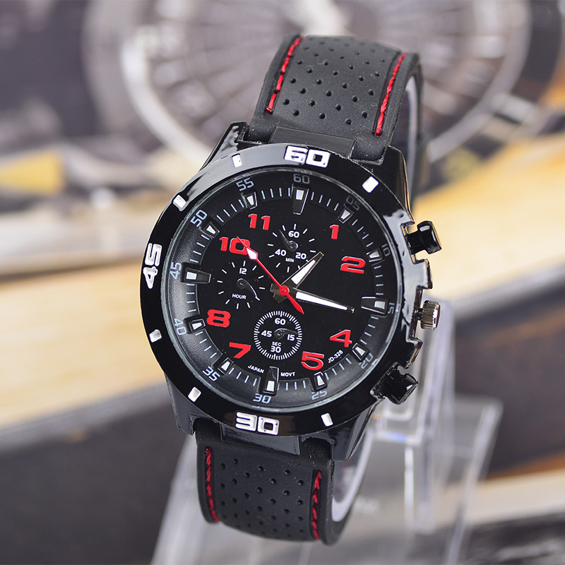 2 * PCS men's watches, cool racing watches, personalized outdoor sports watches, trendy and fashionable men's high school watches, quartz men's watches