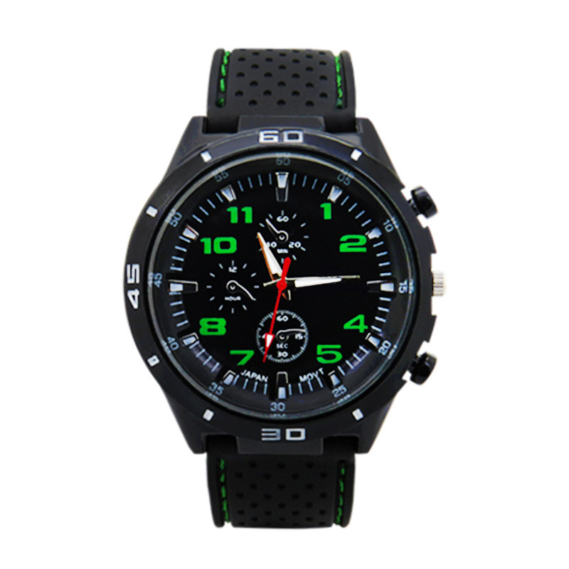 2 * PCS men's watches, cool racing watches, personalized outdoor sports watches, trendy and fashionable men's high school watches, quartz men's watches