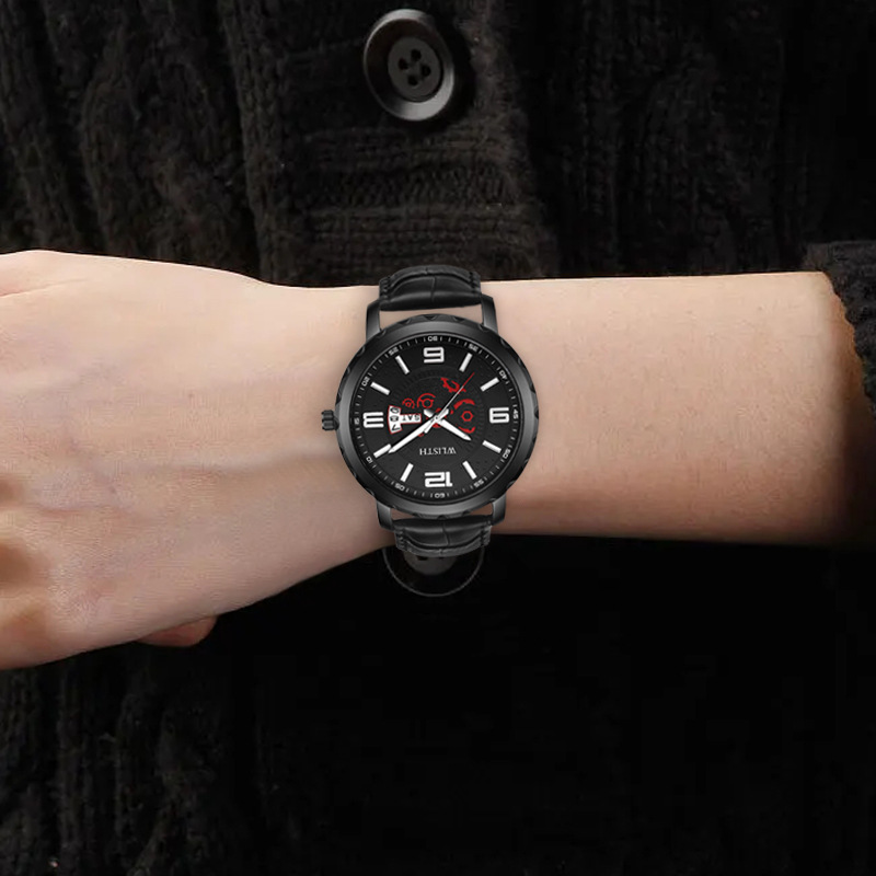 Minimally designed high school quartz watches for teenagers, men's watches for boys, student watches for boys, trendy middle school watches for boys, waterproof watches for boys