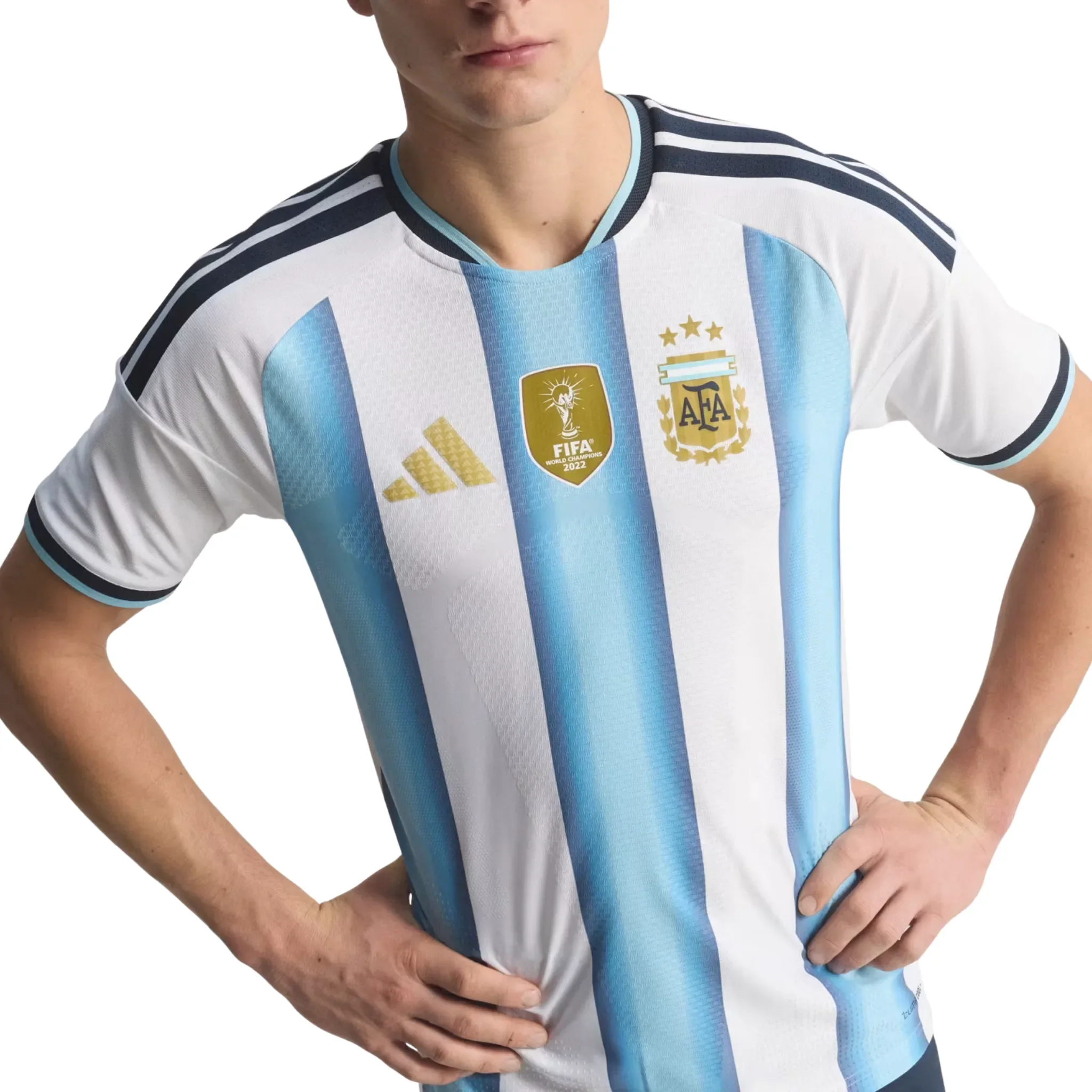 💙 CELESTE GLORY • WORLD CUP 2026 EDITION ⚽🇦🇷 Argentina Home Jersey – Fan Football Kit 🔥 Sky Blue & White Stripes 🏆 Lightweight Breathable Sports Wear
