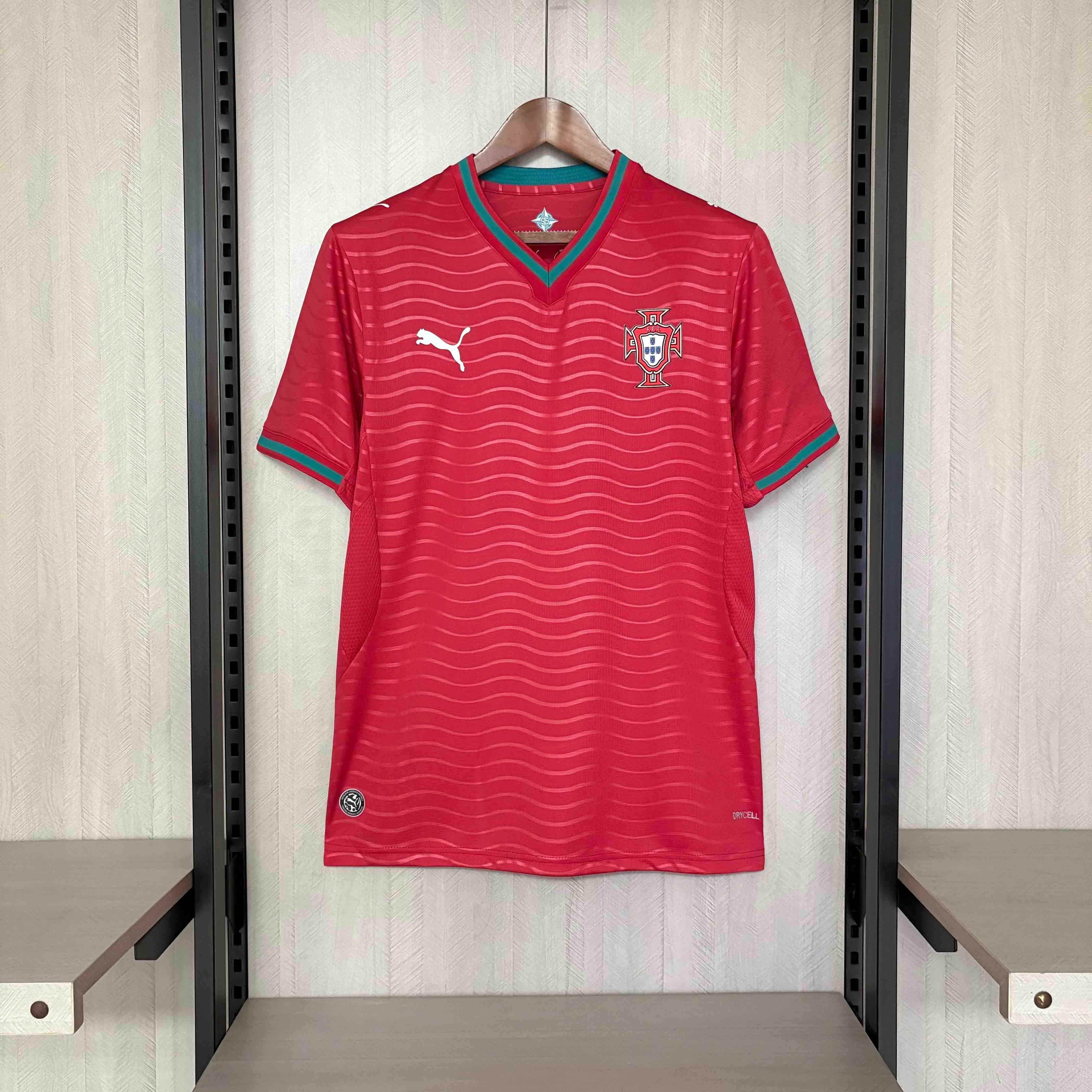❤️ CRIMSON LEGACY • WORLD CUP 2026 EDITION ⚽🇵🇹 Portugal Home Jersey – Fan Football Kit 🔥 Bold Red Design 🏆 Lightweight Breathable Sports Wear