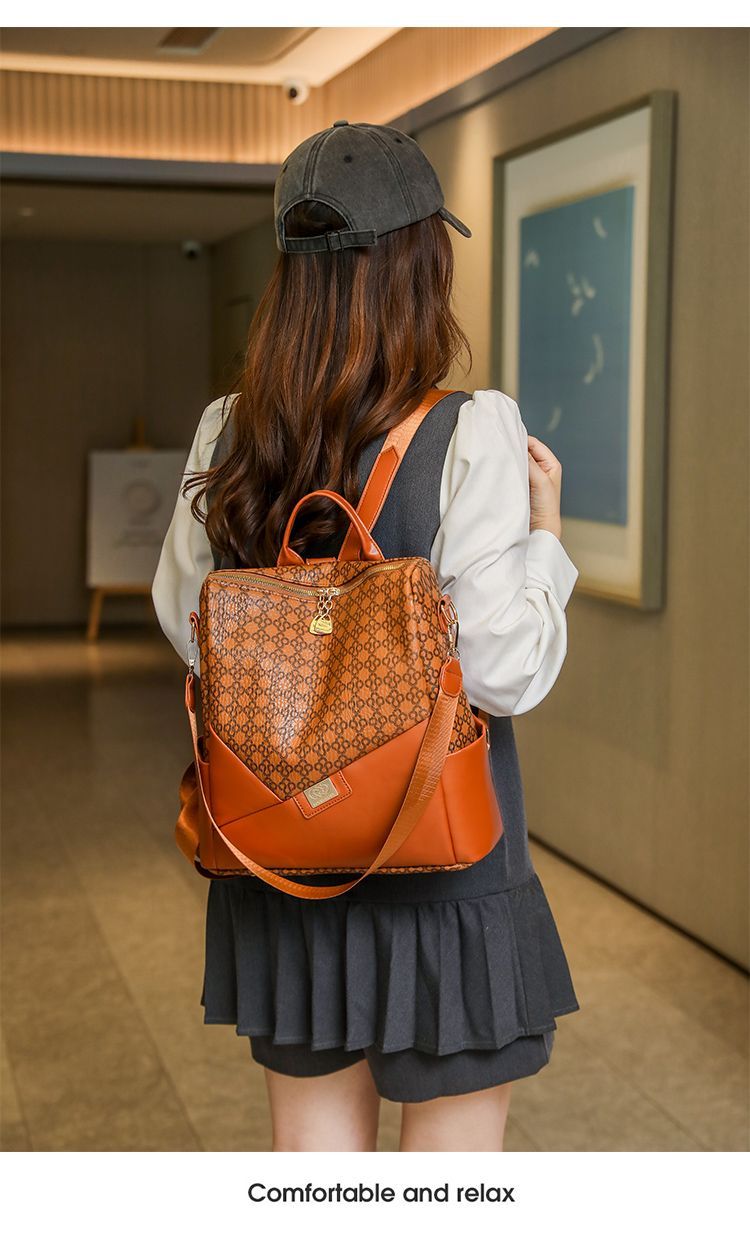 New Fashion Women Backpacks Casual Shoulder Bag Anti-theft Crossbody Bag Large Capacity Travel Backpack For Ladies