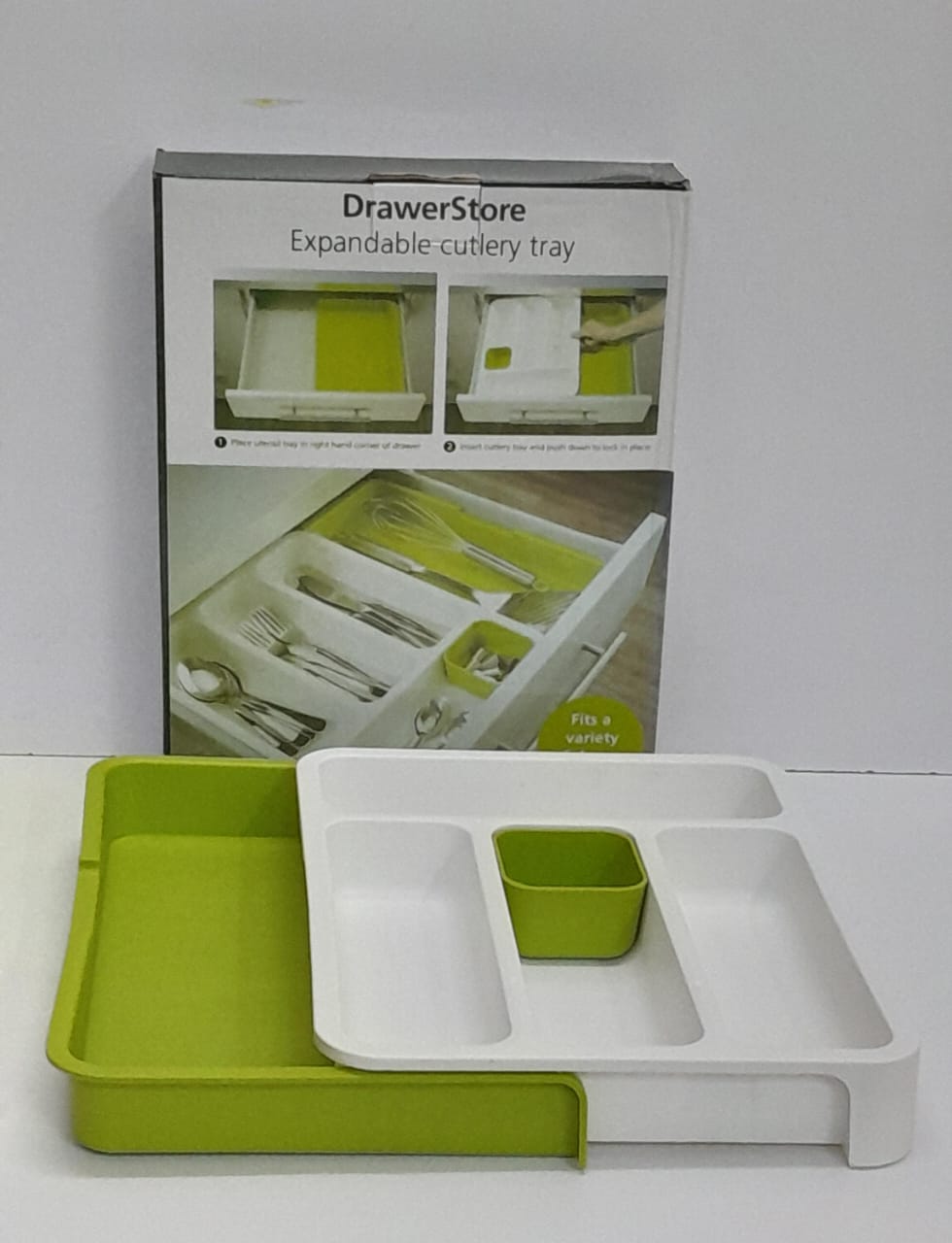 Expandable Cutlery Drawer Organiser – Adjustable Kitchen Utensil Tray | Multi-Compartment Storage Divider