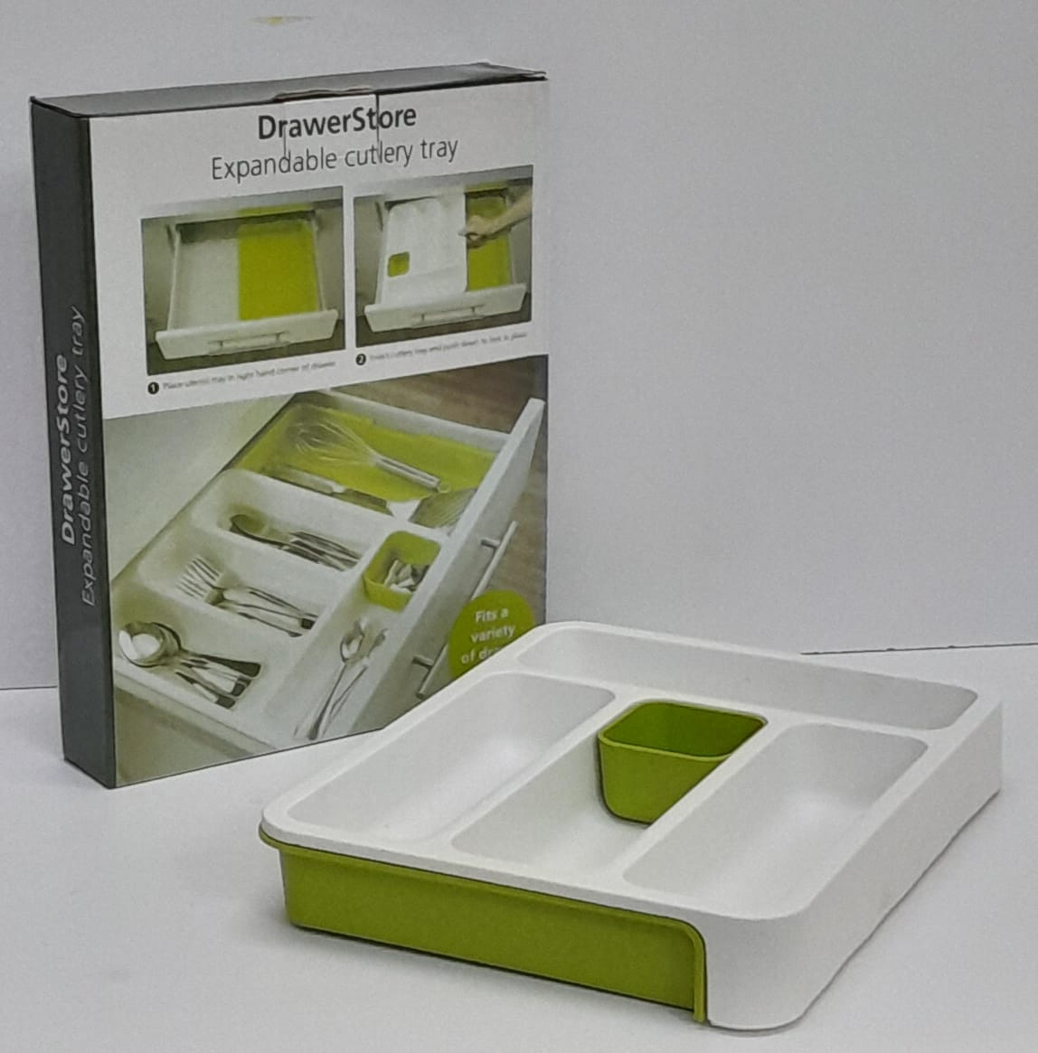 Expandable Cutlery Drawer Organiser – Adjustable Kitchen Utensil Tray | Multi-Compartment Storage Divider