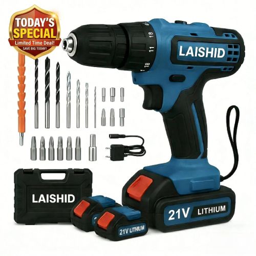 Makita Accessories Makita 26V Cordless Electric Drill With 2 Battery Bits, Accessories