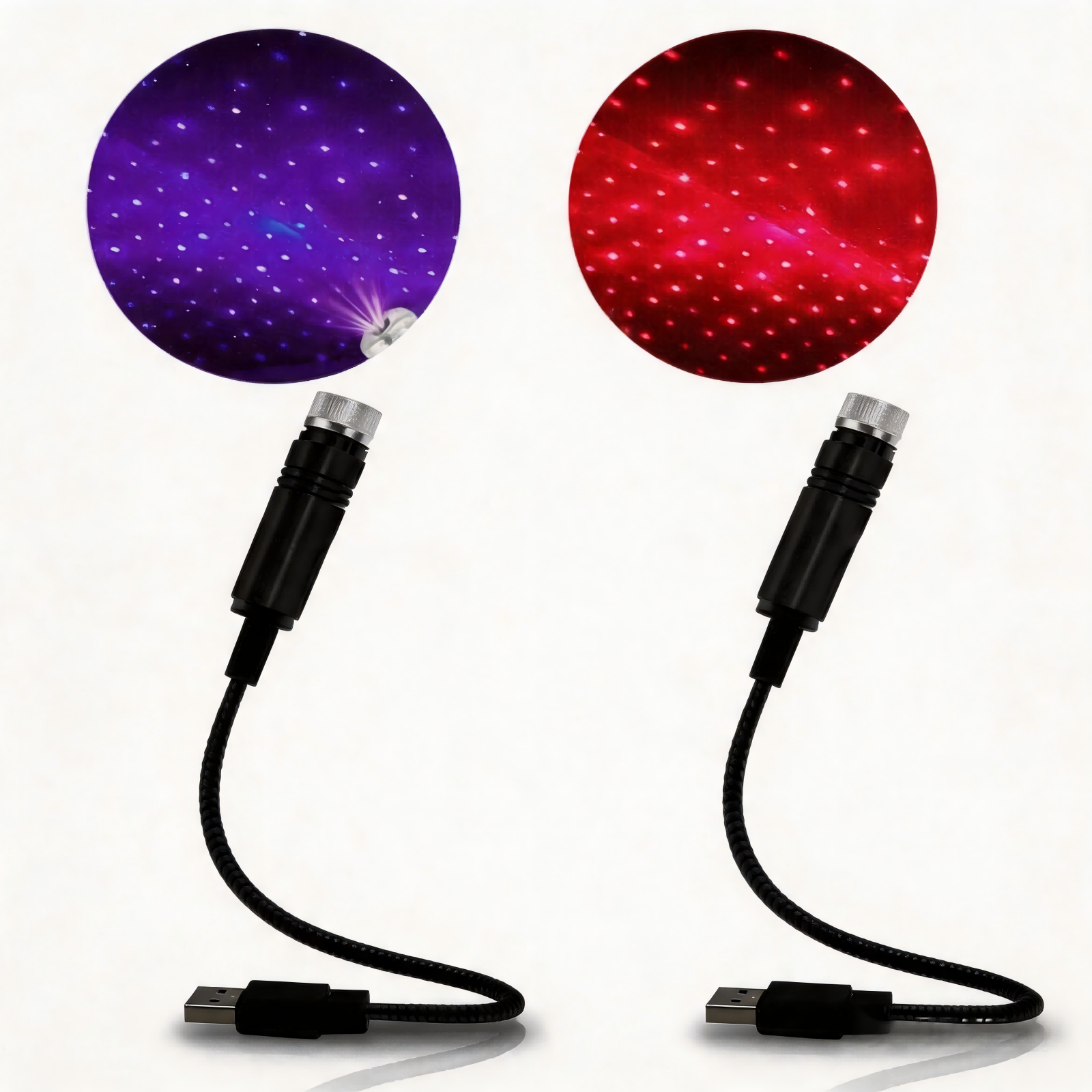 NUOSHI USB Led Lighting Romantic Home Decor Galaxy Lights Starry sky  Car Roof Star Led Light Interior Starry Laser Atmosphere Ambient Projector Auto Decoration Night