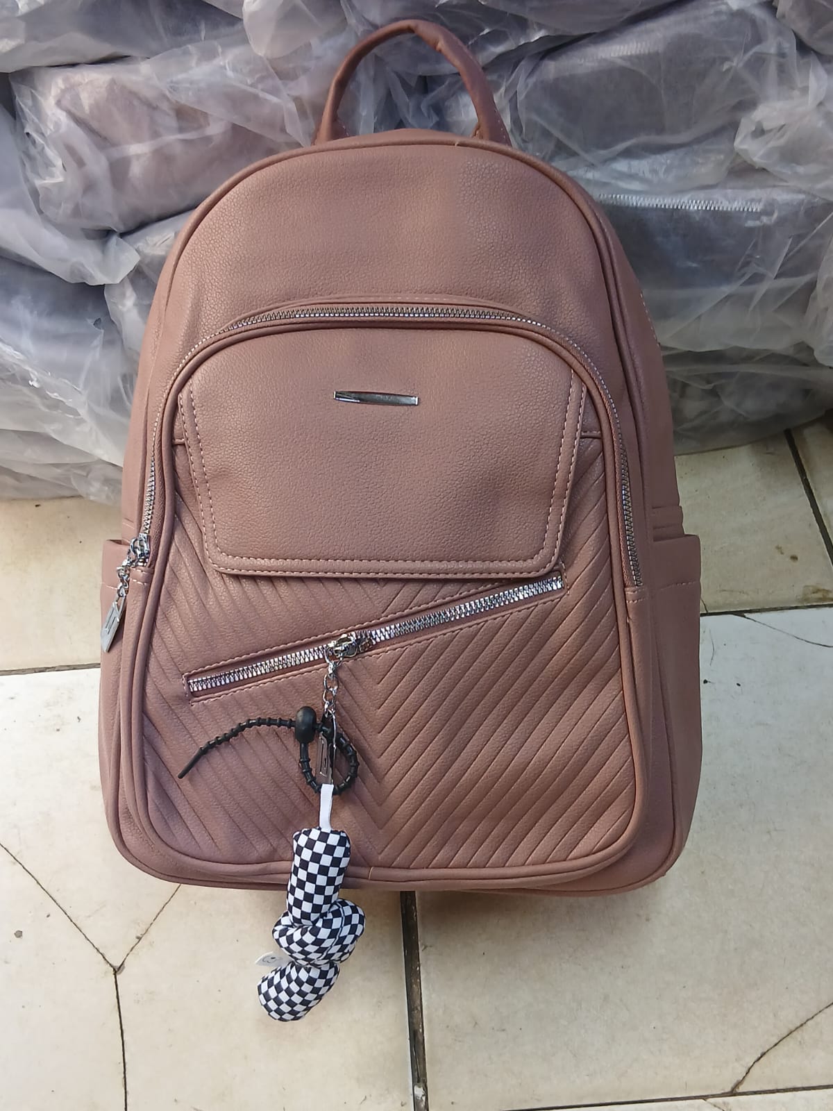 Genuine Leather Laptop Backpack Stylish Durable Unisex Bag Spacious Travel Work School Bag Comfortable Shoulder Straps Secure Compartments Premium Quality