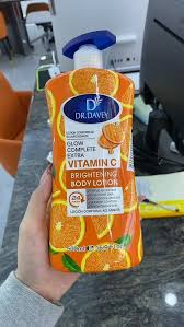 DR.DAVEY Vitamin C Brightening Body Lotion 500ml -This is a hydrating and brightening body lotion formulated with Vitamin C, Vitamin E and Shea Butter to improve skin tone, reduce dullness, and deeply