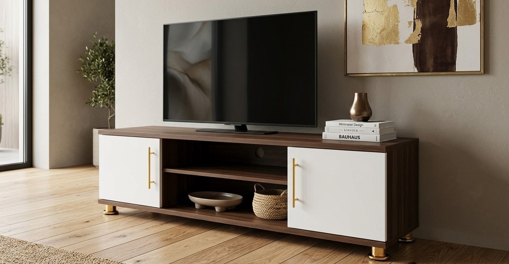 Chuku Modern Wooden  TV stand