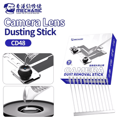 MECHANIC CD48 Portable Camera Lens Cleaner Synthetic Resin Stick Dust Fingerprint Removal for Phone Lens Screen Cleaning Too 48Pcs Camera Lens Cleaner For Synthetic Resin Gel Stick Type Camera Lens