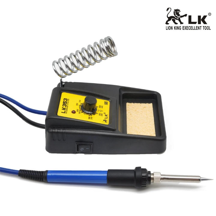 The LK 353 Soldering Station electric soldering iron with adjustable temperature