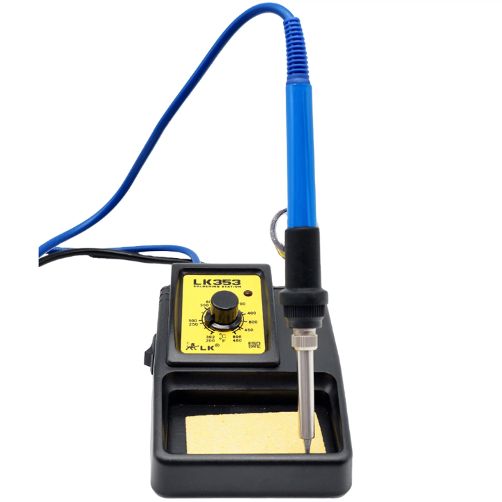 The LK 353 Soldering Station electric soldering iron with adjustable temperature