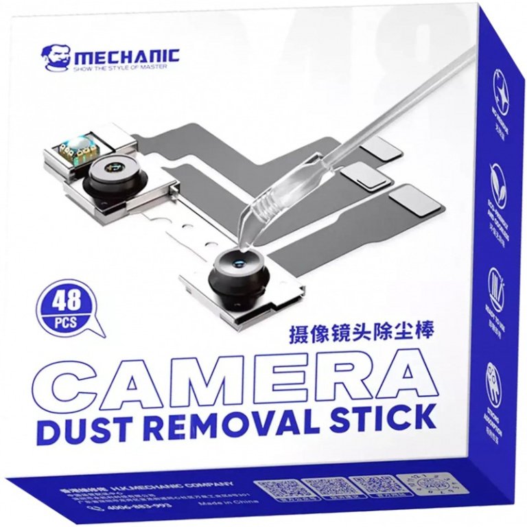 MECHANIC CD48 Portable Camera Lens Cleaner Synthetic Resin Stick Dust Fingerprint Removal for Phone Lens Screen Cleaning Too 48Pcs Camera Lens Cleaner For Synthetic Resin Gel Stick Type Camera Lens