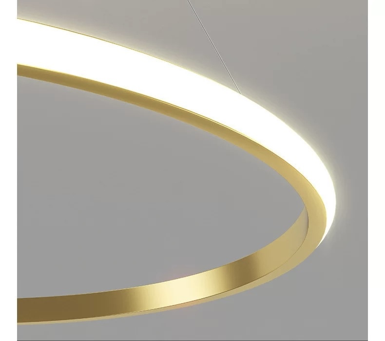 MODI New Arrival Three Color LED Chandelier, Modern Minimalist Starry Racket Shaped Ceiling Light, Luxury High Grade Hanging Lamp for Home Dining Room Living Room Bedroom