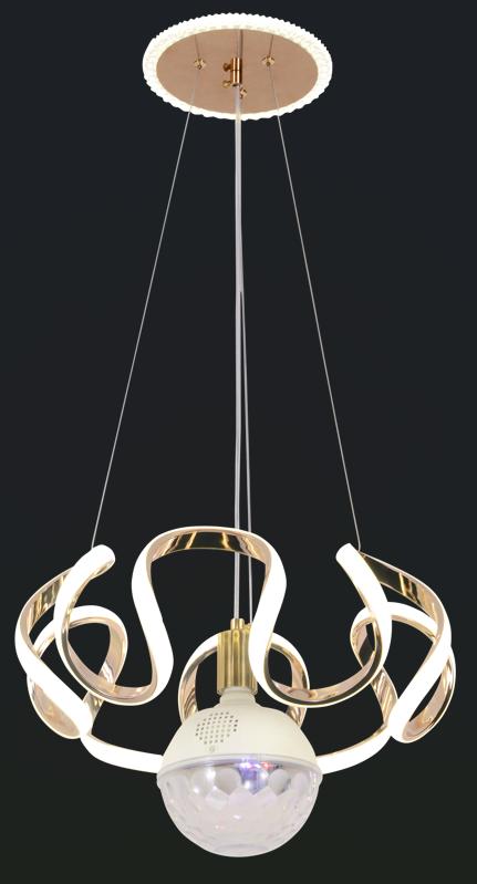 MODI Luxury High-end Bluetooth Chandelier Modern Minimalist Ceiling Lamp with Removable Bulb for Home Villa Hotel Living Room Bedroom Dining Room