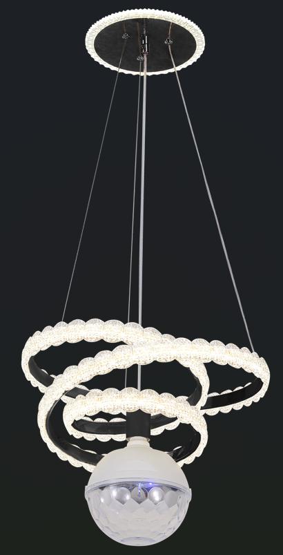 MODI Luxury High-end Bluetooth Chandelier Modern Minimalist Ceiling Lamp with Removable Bulb for Home Villa Hotel Living Room Bedroom Dining Room
