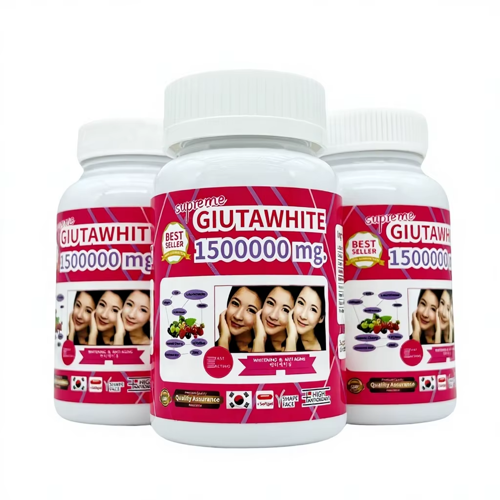 Gluta White Glutathione Supreme White 1500000mg Anti Aging Capsules.