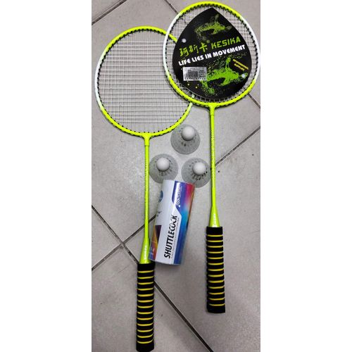 Badminton Set! 🏸 Get ready for endless rallies with premium badminton rackets plus 3 shuttlecocks—perfect for friends, family, or a friendly tournament. Lightweight, durable, and built for fun-packed
