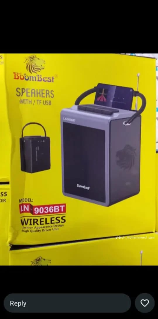 DISCOUNTED DEALS!!!BOOMBEST LN-9036BT WIRELESS BLUETOOTH SPEAKER WITH SUPER BASS AND USB/TF SUPPORT