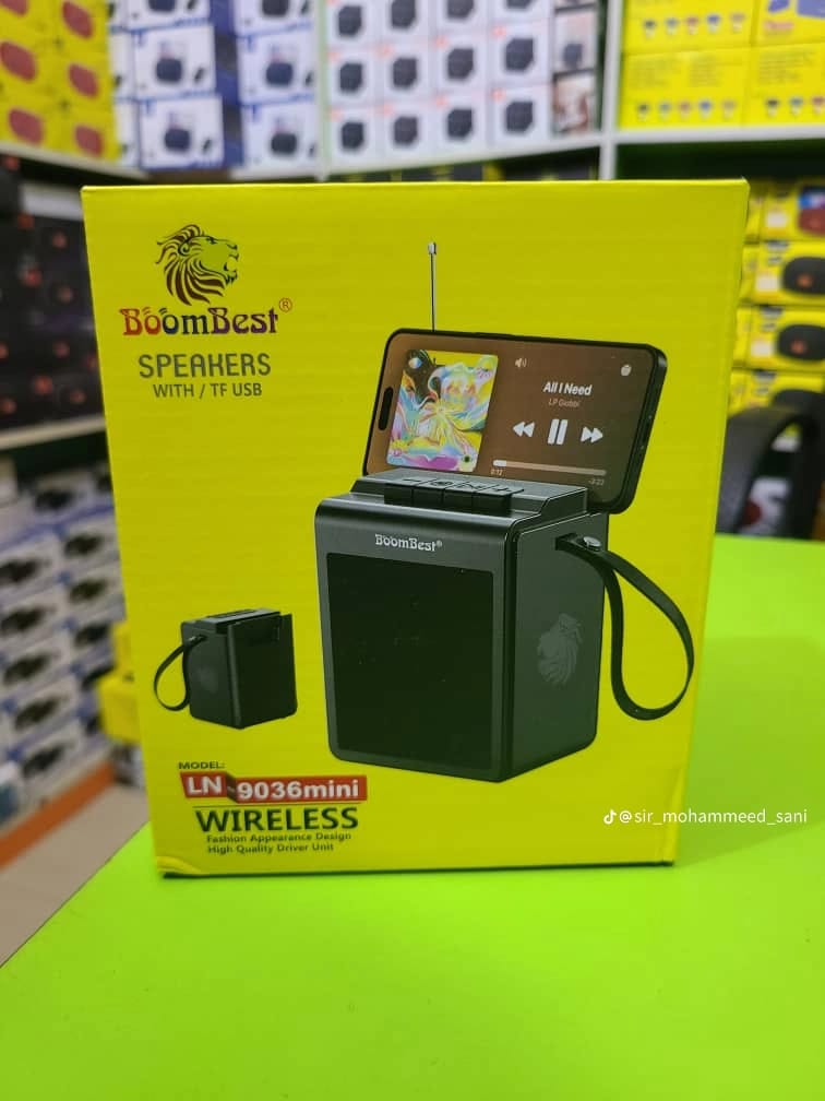 DISCOUNTED DEALS!!!BOOMBEST LN-9036BT WIRELESS BLUETOOTH SPEAKER WITH SUPER BASS AND USB/TF SUPPORT