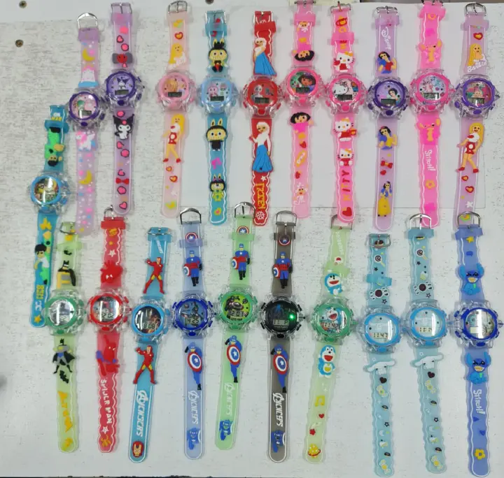 Cartoon Themed Kids Watches – Colorful Analog Wrist Watches for Children, Fun Character Design, Durable Adjustable Strap, Lightweight & Comfortable Educational Time Teaching Watch for Boys & Girls