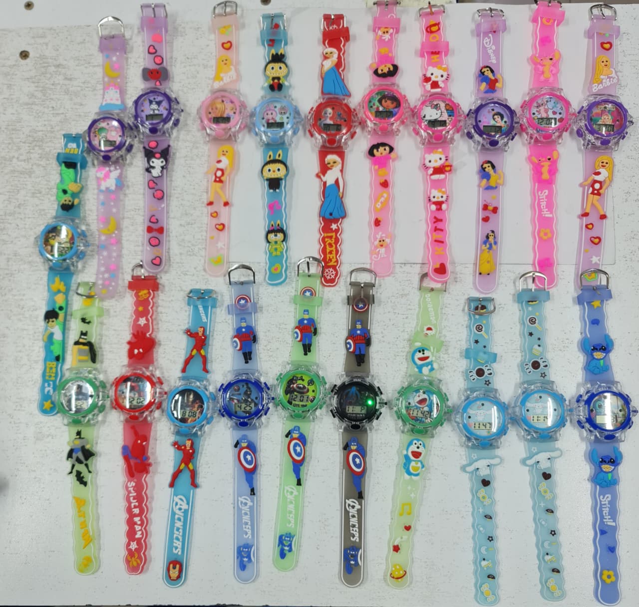 Cartoon Themed Kids Watches – Colorful Analog Wrist Watches for Children, Fun Character Design, Durable Adjustable Strap, Lightweight & Comfortable Educational Time Teaching Watch for Boys & Girls