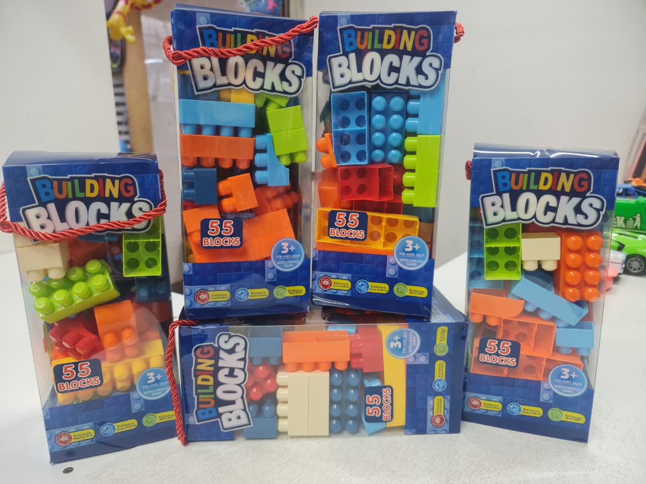 Building Blocks Set – Educational Construction Toy, Colorful Interlocking Bricks for Creative Play, STEM Learning Toy for Problem Solving, Motor Skills Development & Imagination Building for Boys Kids