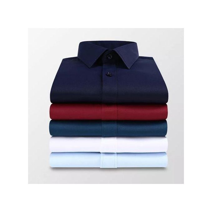 3-Pack Turkey Style Official Men’s Slim Fit Long Sleeve Shirts – 100% Cotton, Modern Tailored Office Wear, Comfortable and Breathable, Durable Formal Shirts for Business & Special Occasions