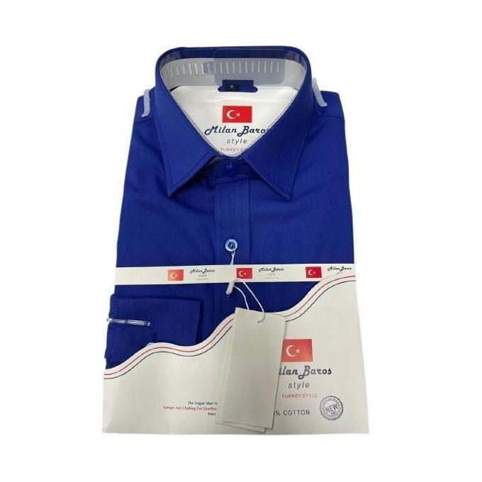 Men’s Slim Fit Official Long Sleeve White Shirt – Modern Tailored Formal Wear, Classic Button-Down Design, Premium Quality Fabric, Comfortable and Elegant for Office, Business & Formal Occasions