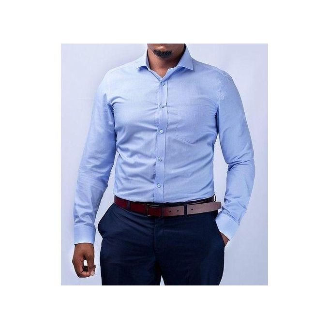 Men’s Slim Fit Official Long Sleeve White Shirt – Modern Tailored Formal Wear, Classic Button-Down Design, Premium Quality Fabric, Comfortable and Elegant for Office, Business & Formal Occasions