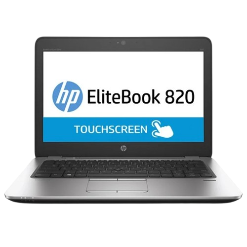 Refurbished HP EliteBook 820 G3 Core I5 6th Gen 8GB RAM 256GB SSD 12.5 inch HD Touchscreen 2.4GHz up to 3.0GHz Dual Core Processor Windows 11 Pro, MS Office Ultraslim DOS Laptop
