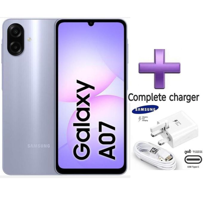 Samsumg a07 128 GB+4 GB 6.7;LCD with 90HZ Display 50mp camera 5000mah battery 25w fast charging android 15+[6 years major updates]IP54