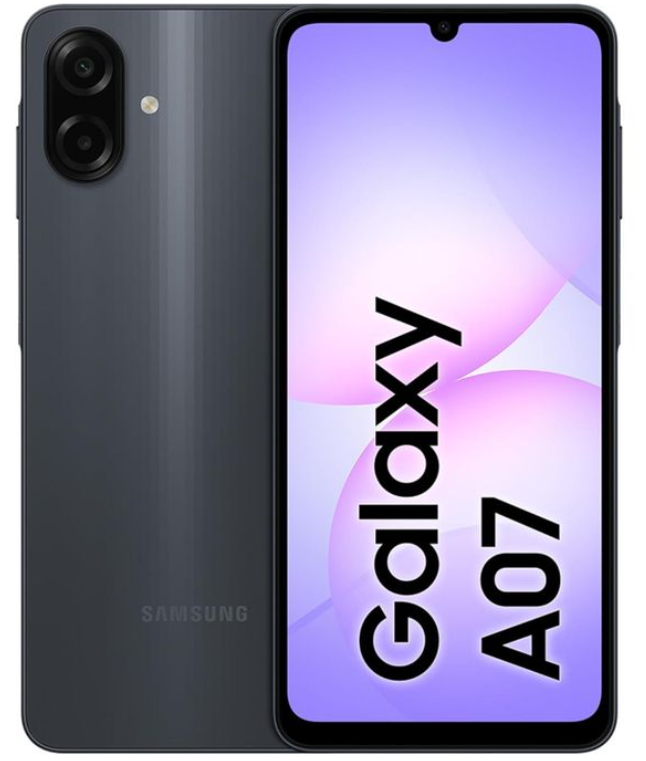 Samsumg a07 128 GB+4 GB 6.7;LCD with 90HZ Display 50mp camera 5000mah battery 25w fast charging android 15+[6 years major updates]IP54