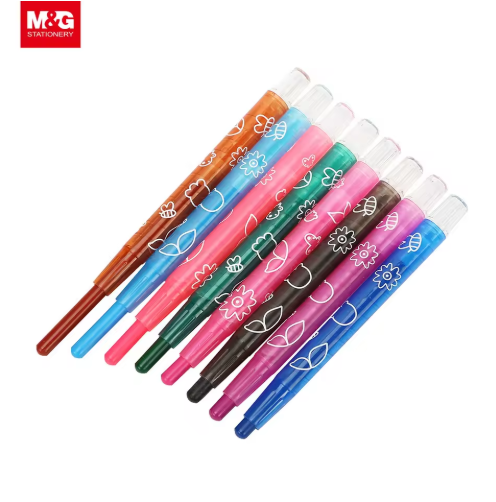 M&G AGMX4335 Twistable Crayons - 36 Vibrant Colors Retractable Wax Crayons in Portable PP Storage Box - Non-Toxic, No Sharpening Needed Art Supplies for Kids & Students.
