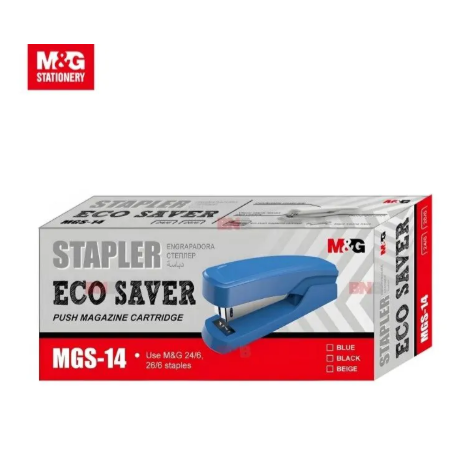 M&G 24/6 & 26/6  D1 Metal Stapler – Heavy-Duty Office & School Stapler, Durable Desktop Stapler High Capacity